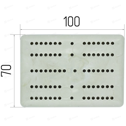 Площадка для крепления карнизов 70*100 мм
