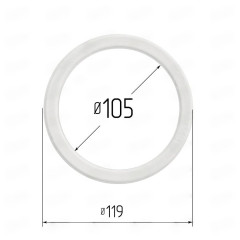 Термокольцо 105мм, прозрачное